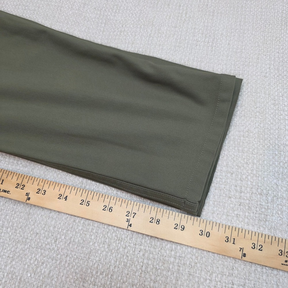 Under Armour Mens Olive Green Performance Chino Pants 32/32 Straight Leg Zipper - Picture 9 of 10